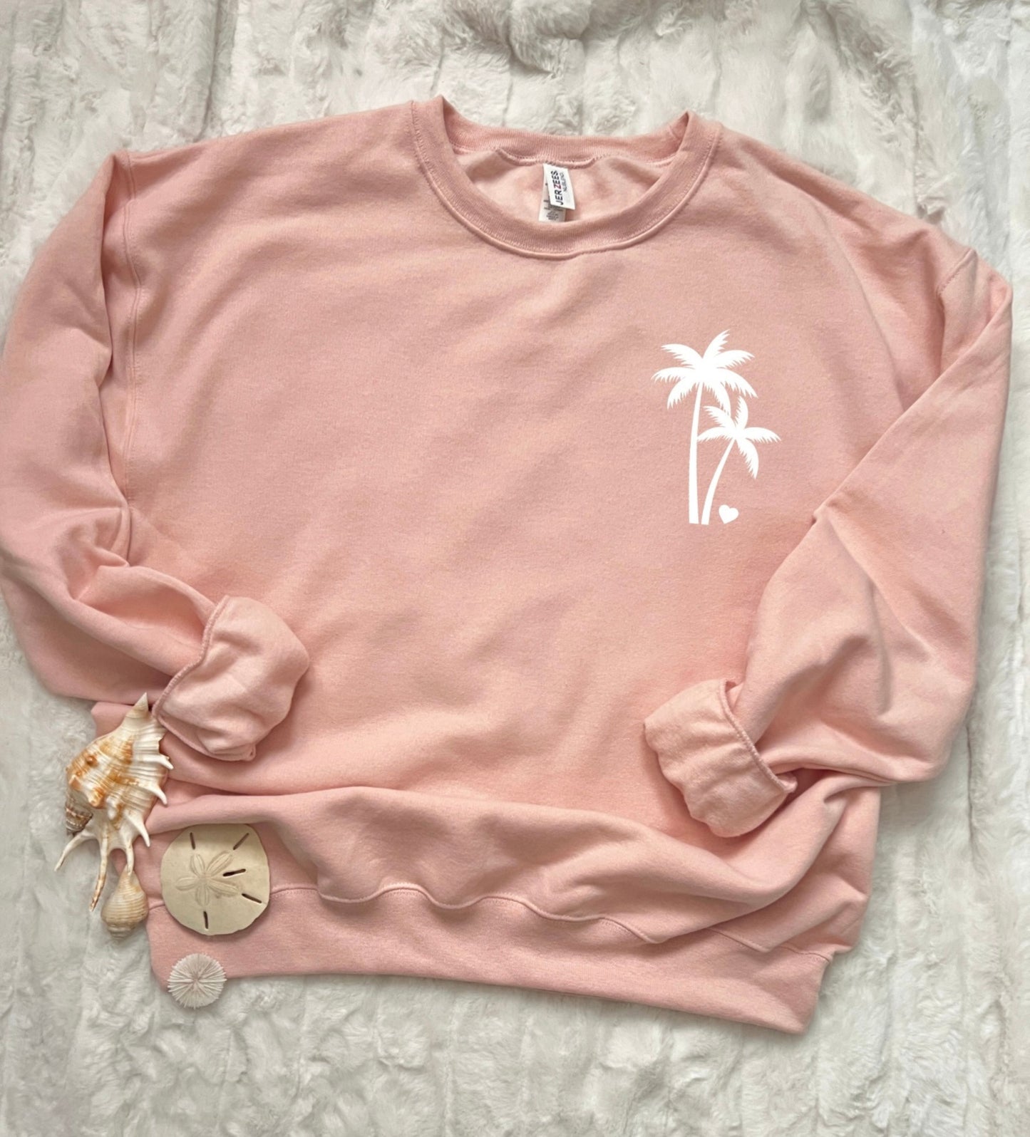 Palm tree crewneck sweatshirt