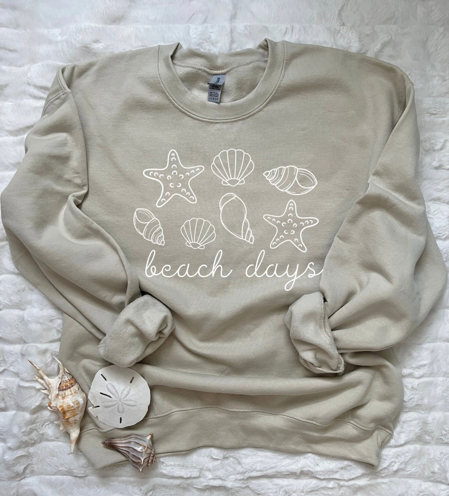 Beach Days crewneck sweatshirt