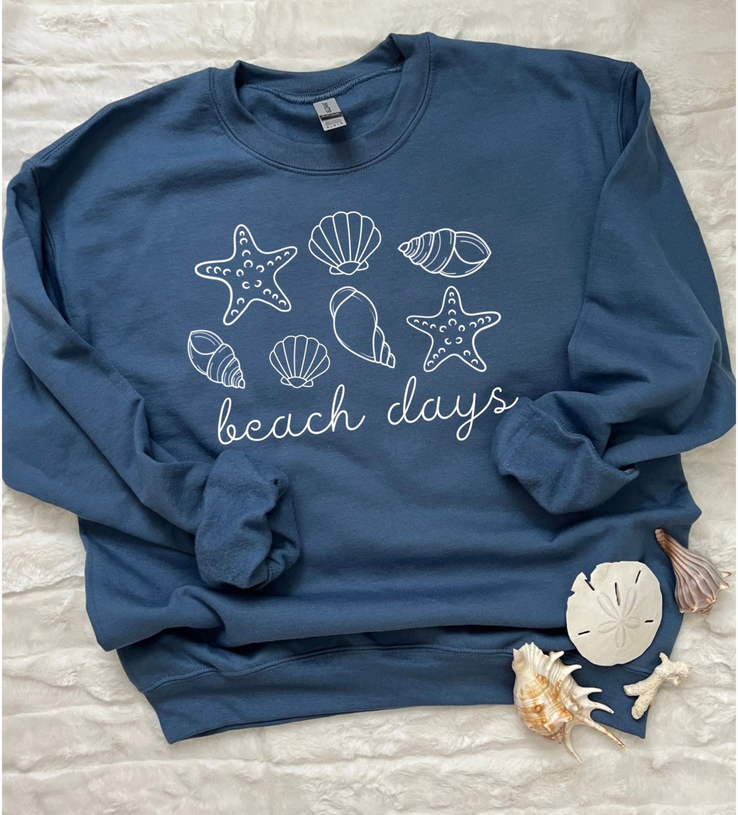 Beach Days crewneck sweatshirt