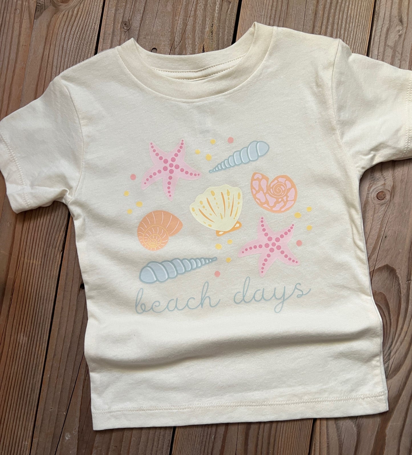 Girl's 'Beach Days' t-shirt