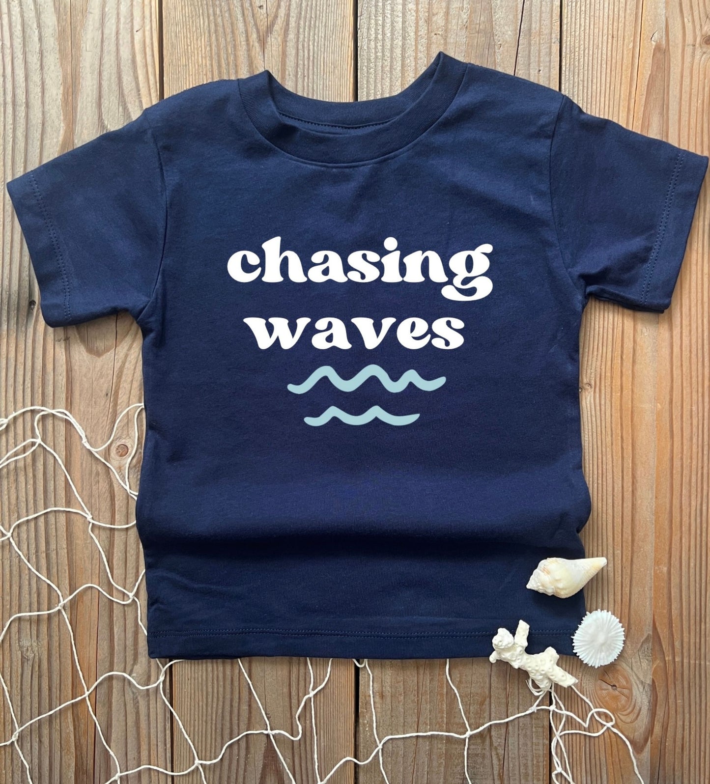 Chasing Waves, boy's beach shirt