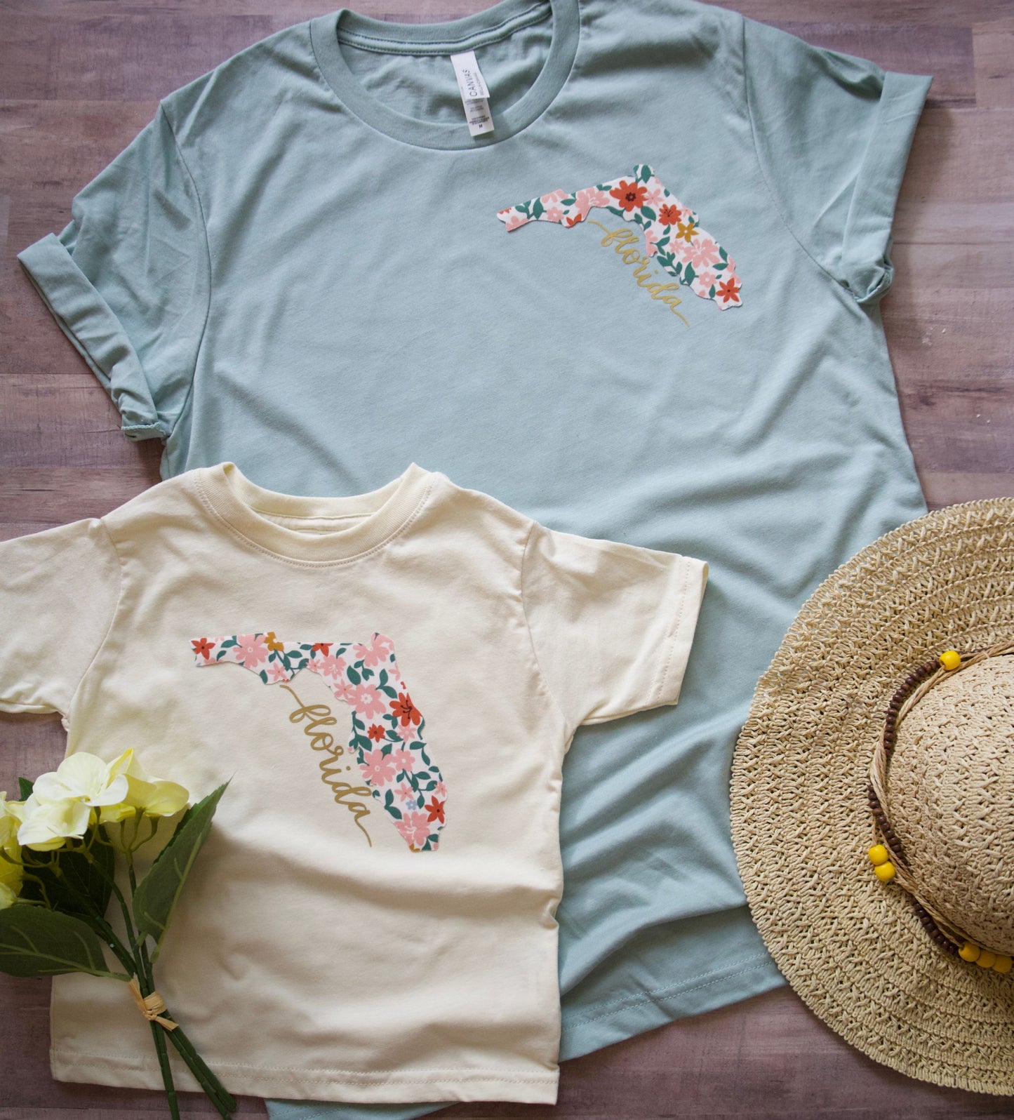 Florida floral t-shirt for women