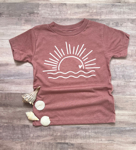 Kids sunshine and waves t-shirt