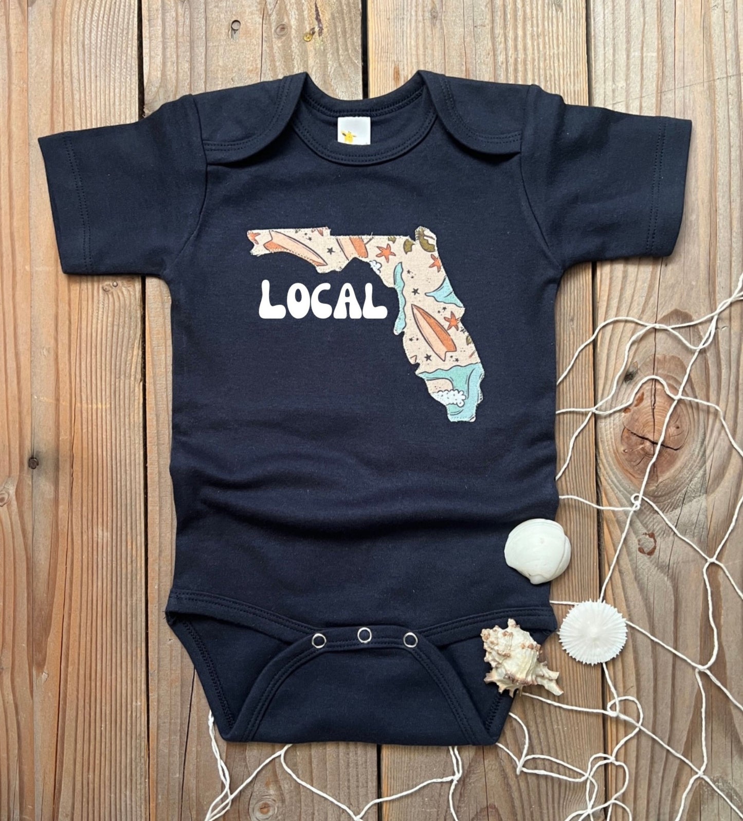 Florida 'Local' baby boy bodysuit