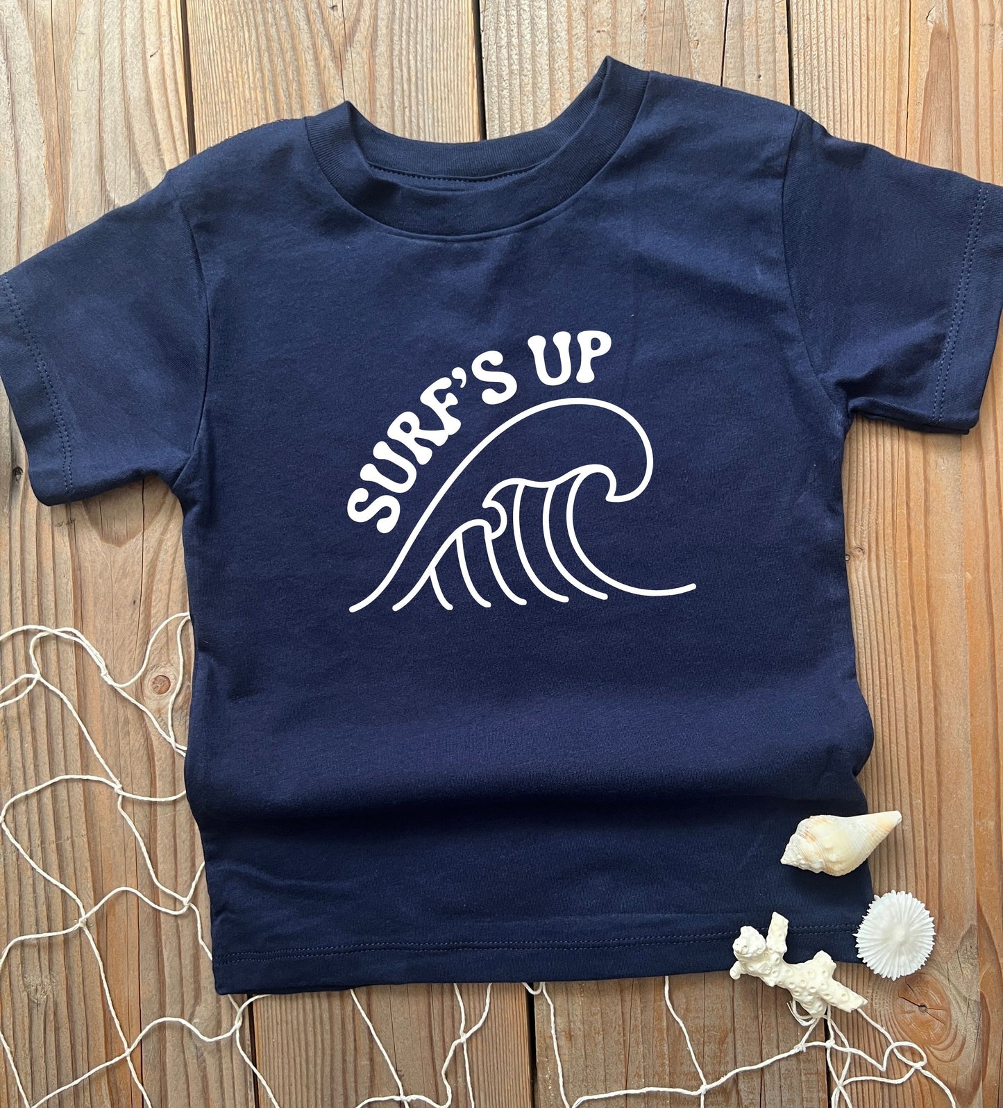 Surf's up, boy's beach shirt