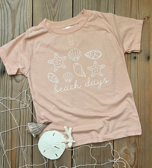 Girl's 'Beach Days' t-shirt