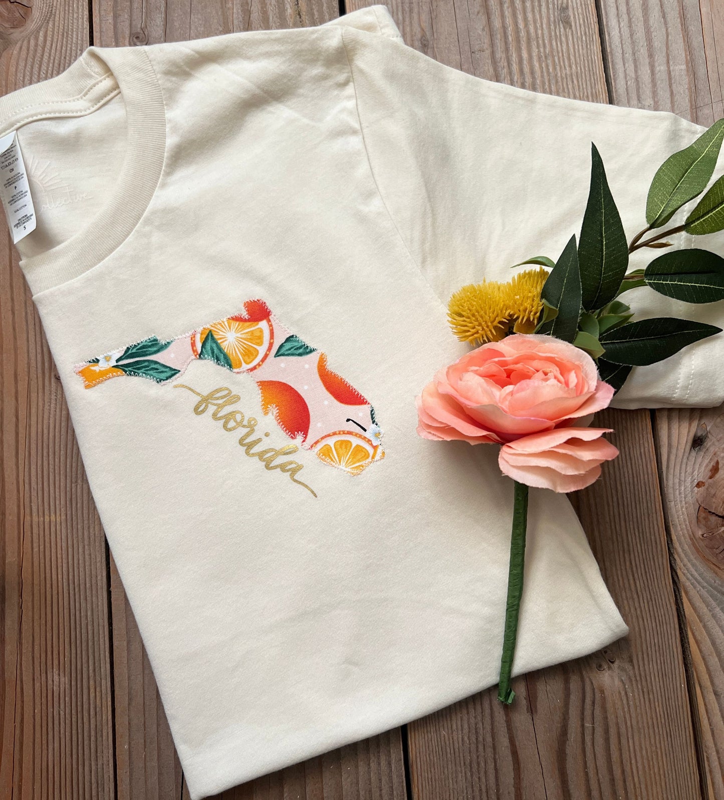 Orange blossom Florida t-shirt for women