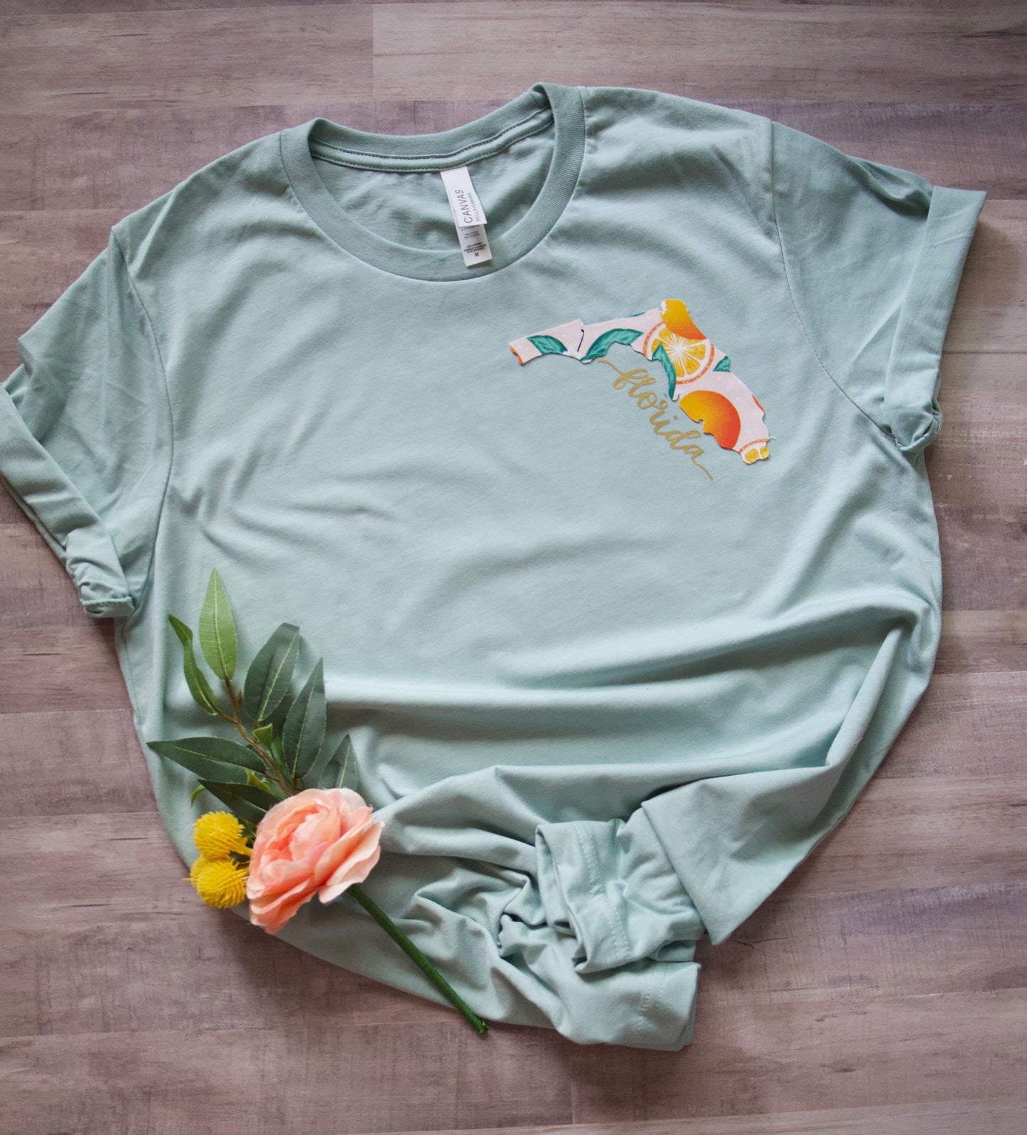 Orange blossom Florida t-shirt for women