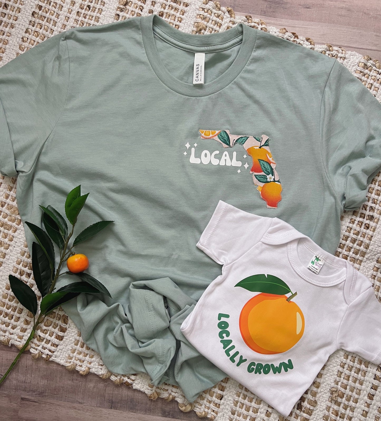 Orange blossom Florida 'Local' t-shirt for women