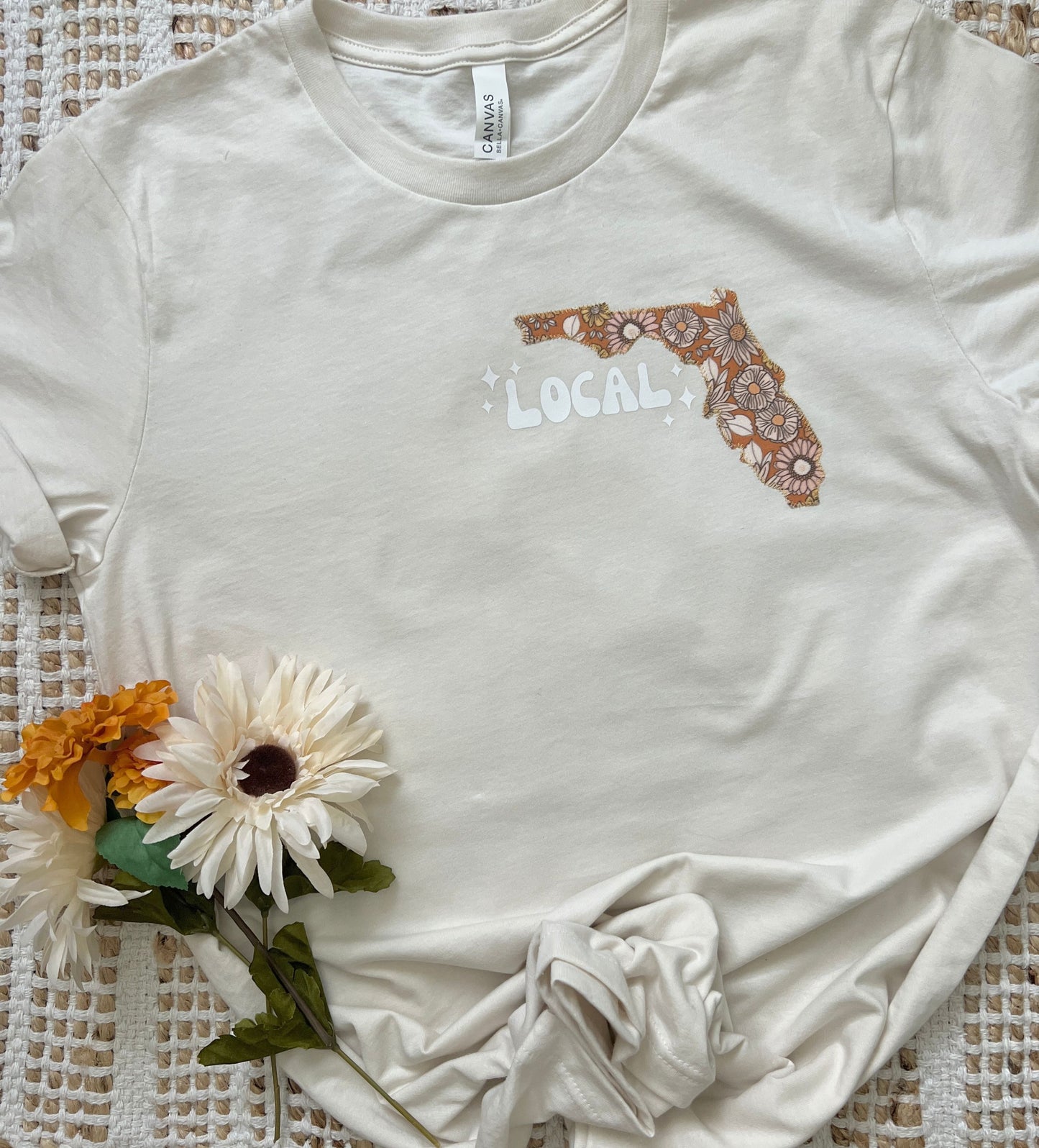 Florida floral 'Local' t-shirt for women