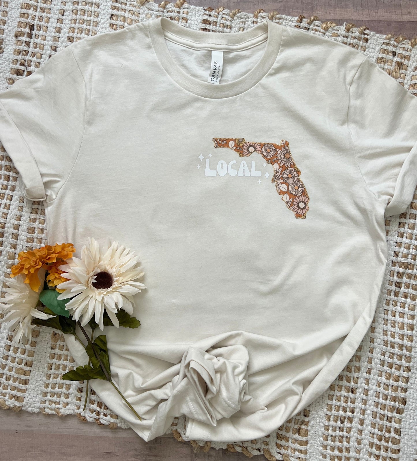 Florida floral 'Local' t-shirt for women