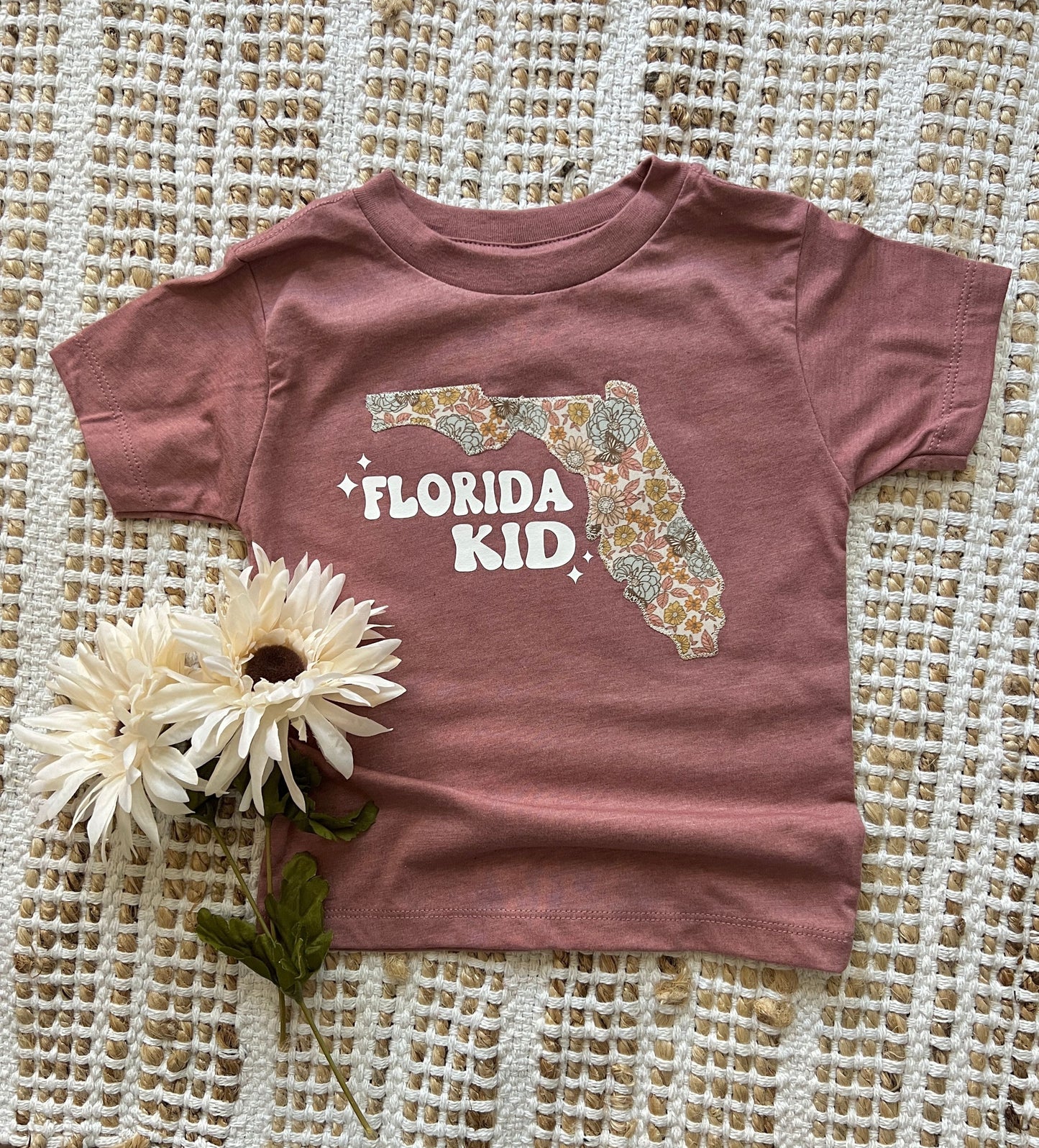 Girl's 'Florida Kid'  floral tee