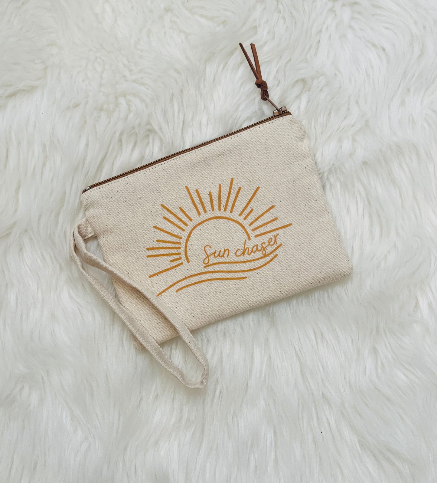 Sun chaser smaller wristlet