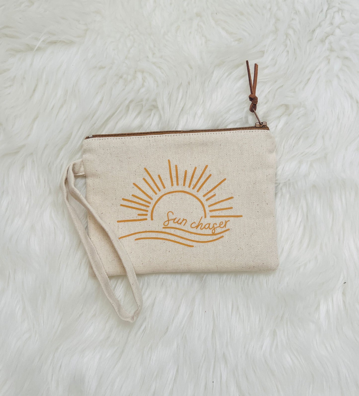 Sun chaser smaller wristlet