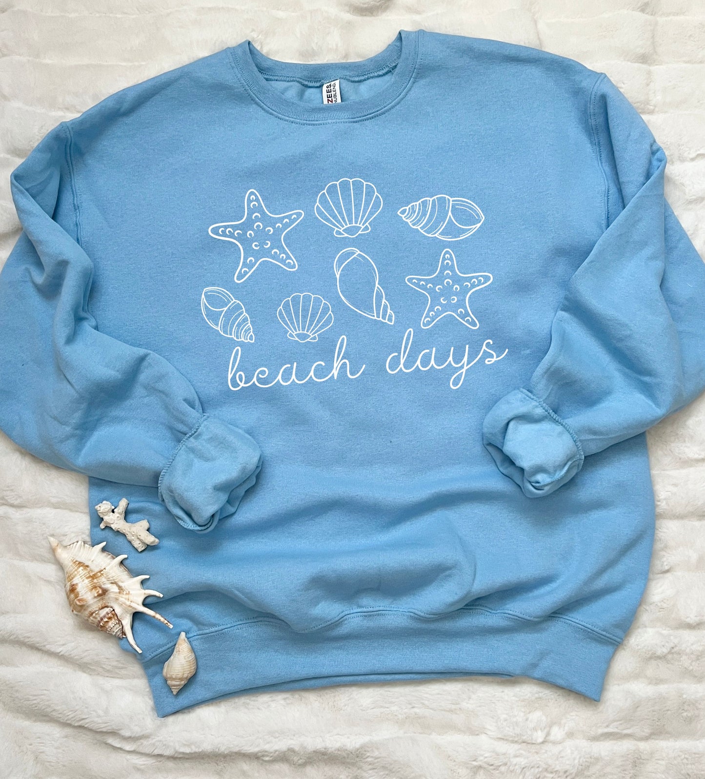 Beach Days crewneck sweatshirt